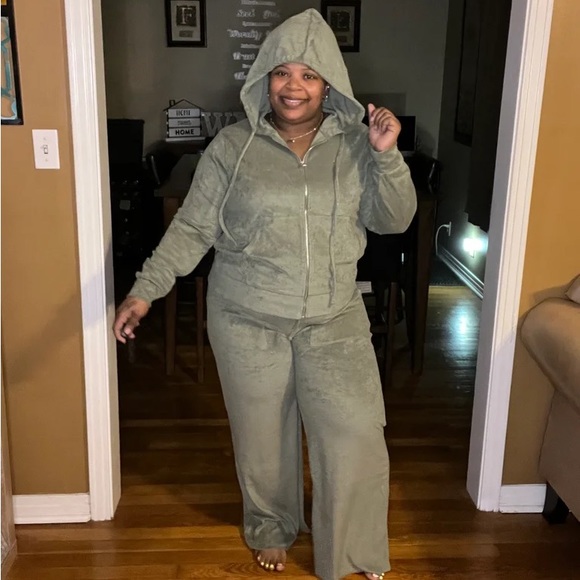 Olive Green Jogger Set - Picture 1 of 1